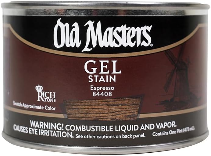2-Pack of 1 pt Old Masters 84408 Espresso Gel Stain Oil-Based Stain
