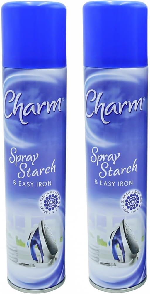 Starch Spray for Clothes and Fabrics (Pack of 2)