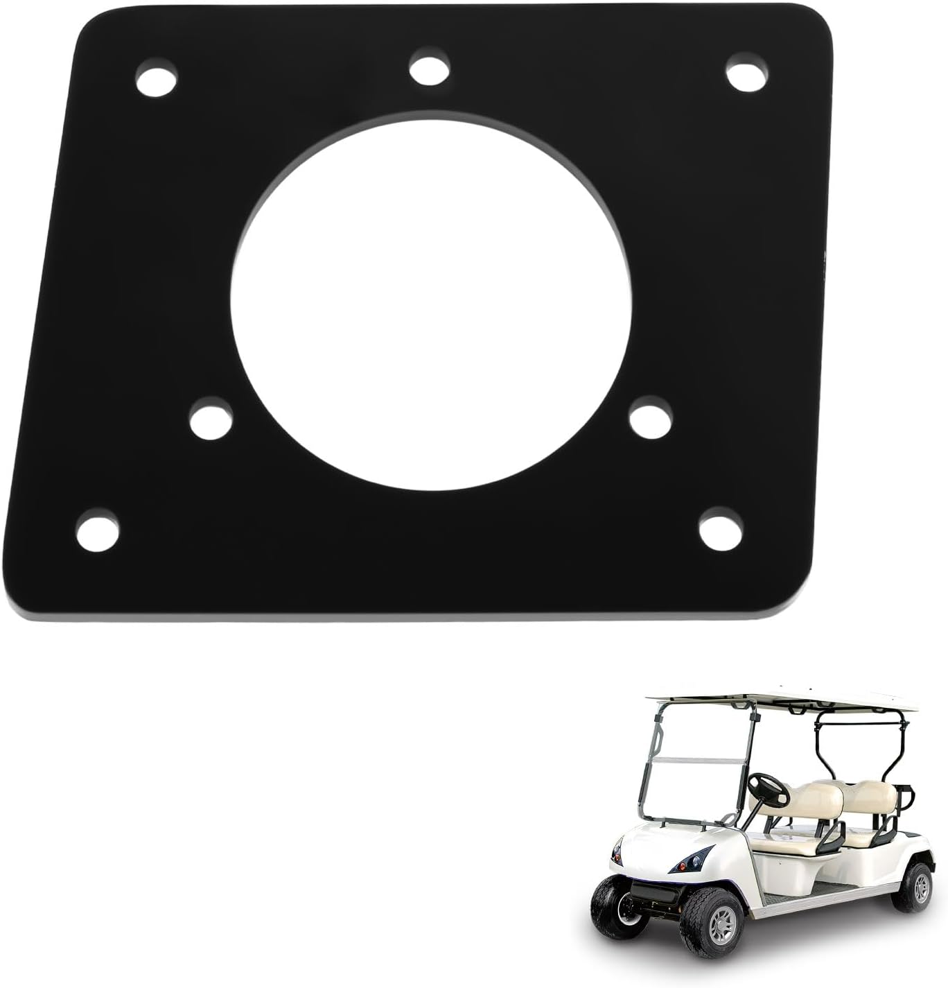 NBPLUS Golf Cart Charging Port Adapter Compatible with 36v EZGO TXT Golf Carts (Exclusive)，Fit for Noco GCP1 110v AC Plug, Lithium Install & On Board Charging Plate