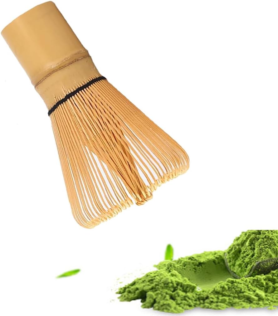 Matcha Whisk Set Matcha Set Natural Bamboo Set for Tea Ceremony Matcha Powder Brush Tool Included