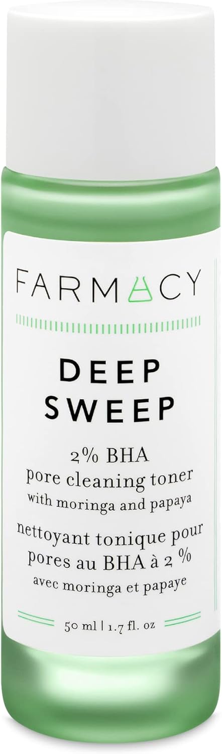 Farmacy Deep Sweep 2% BHA Toner for Face - Pore Cleaner and Facial Exfoliator - Salicylic Acid Face Toner (50ml)