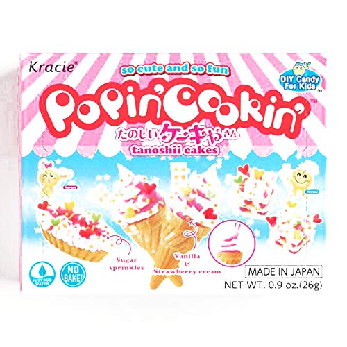 Kracie Popin Cookin Cake DIY Candy Kit .9 oz each (1 Item Per Order, not per case)