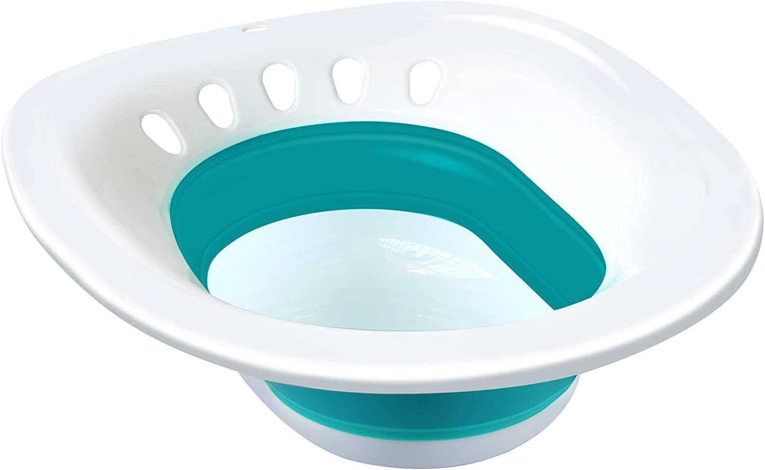 Sitz Bath for Toilet - Yoni Steam Seat, Sitz Bath for Hemorrhoids, Foldable Sitz Bath for Postpartum Care, Designed for Perineum Soaking, Hemorrhoid, and Anal Inflammation Treatment