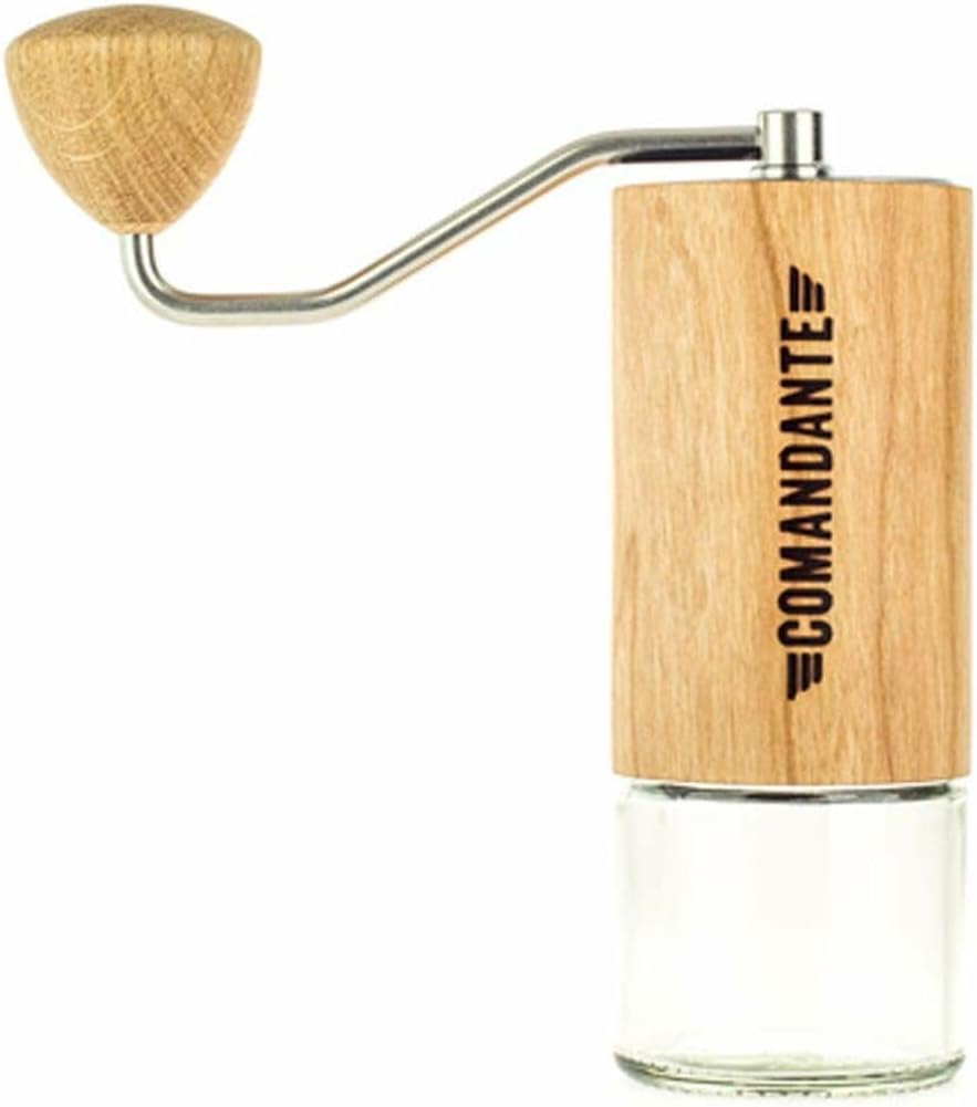 Comandante C40 MK3 Nitro Blade American Cherry Stainless Steel Coffee Grinder, Manual-coffee-grinders