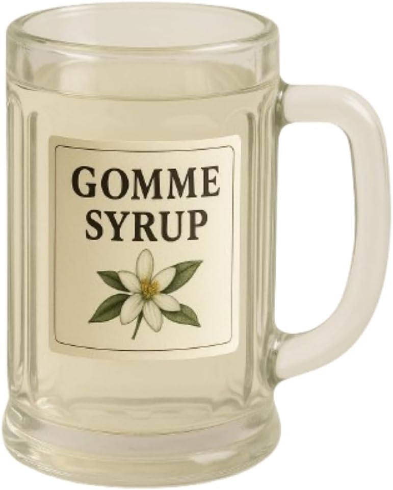Gomme Sugar Syrup, Sugar Syrup for Cocktails, Cane Sugar Syrup for Drinks, Gomme Syrup, Mocktail Syrup, Premium Cocktail Essential, 70cl
