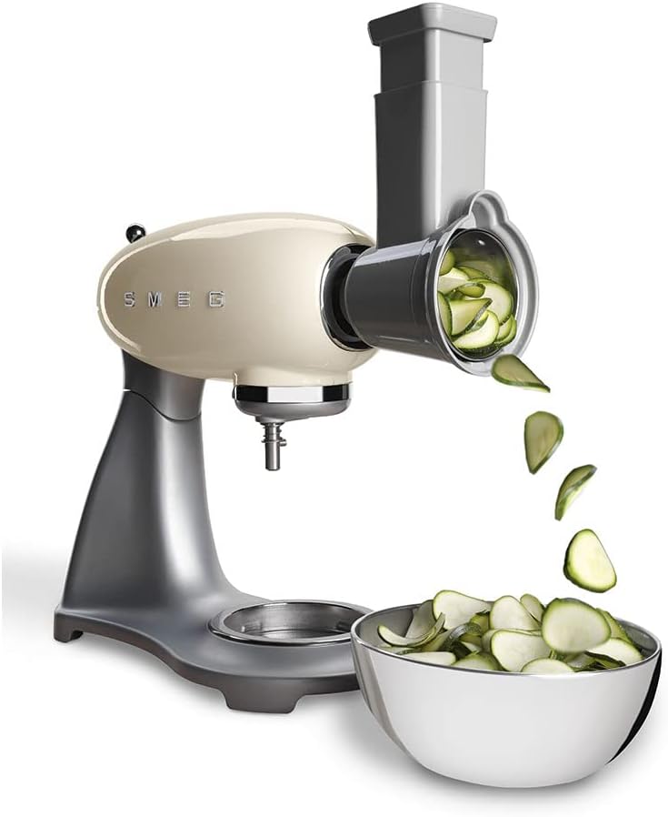 Smeg SMSG01 Slicer and Grater, Silver