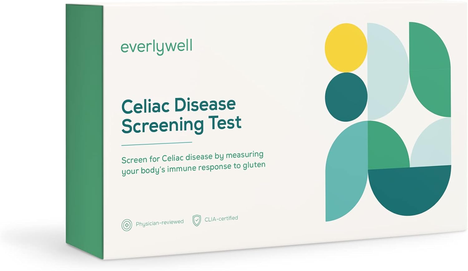 Everlywell Celiac Disease Screening Test - at-Home Digestive Health Lab Tests for Women & Men - Accurate Results from CLIA-Certified Lab Within Days - Ages 18+