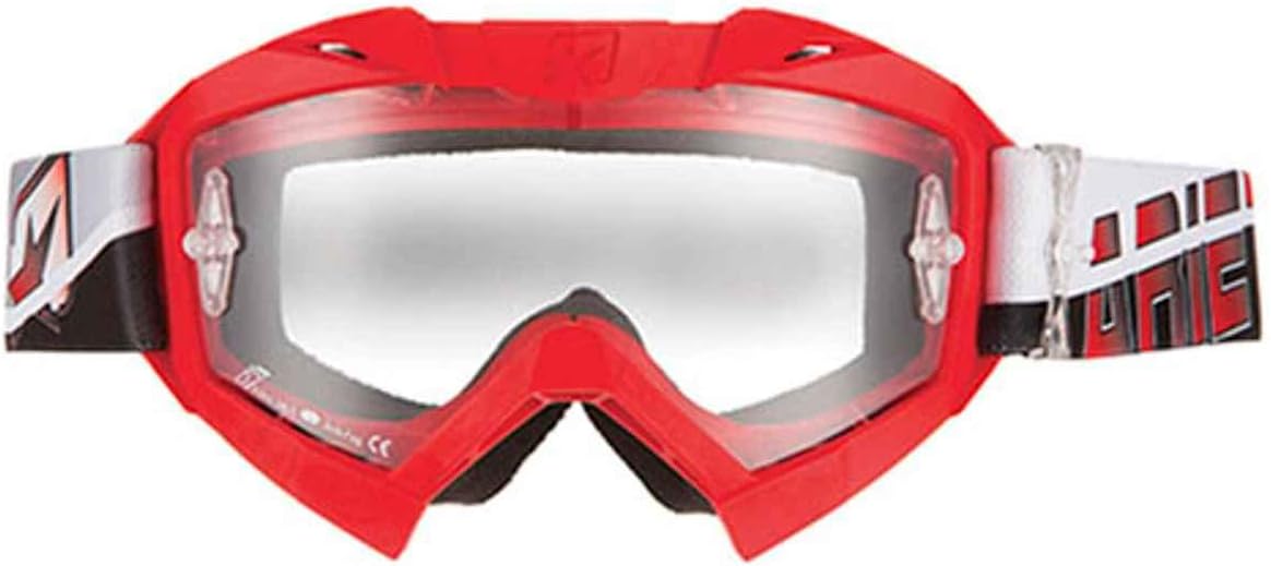 Ariete Adrenaline Senior Collection MX Goggles Red/Black (Red, OSFM)
