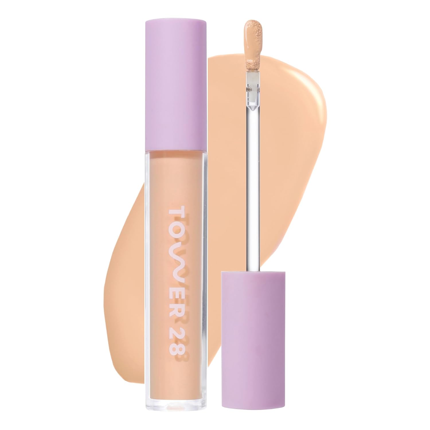 Tower 28 Swipe Serum Hydrating Concealer, 5.5 Medium/Peach (0.22 oz)