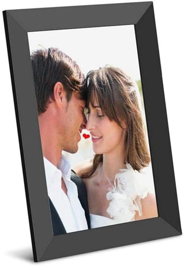 Rersduyt Digital Picture Frame Touch-Screen Digital Picture Frame 10.1 Inch 32G Auto Rotation Photo 1280x800 HD Sharing Via APP UK Plug