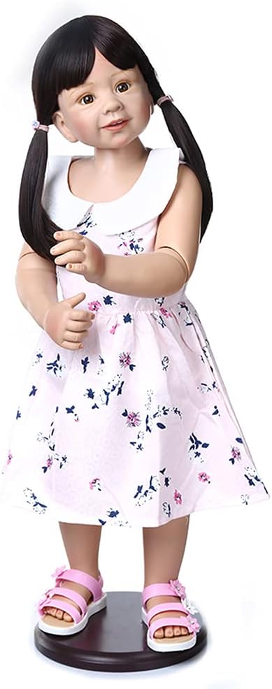 yuela 87CM toddler girl Original Masterpiece Doll Huge baby lifelike artist desgin ball jointed real age2 dress model collectible