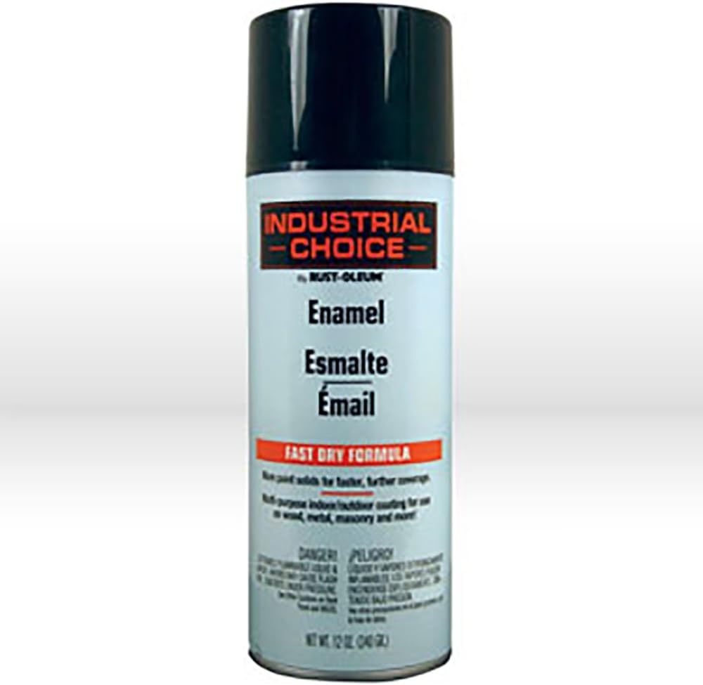 Rust-Oleum 1679830 830 Glossy Black Ind Choice Paint 12oz. Fil.Wt.
