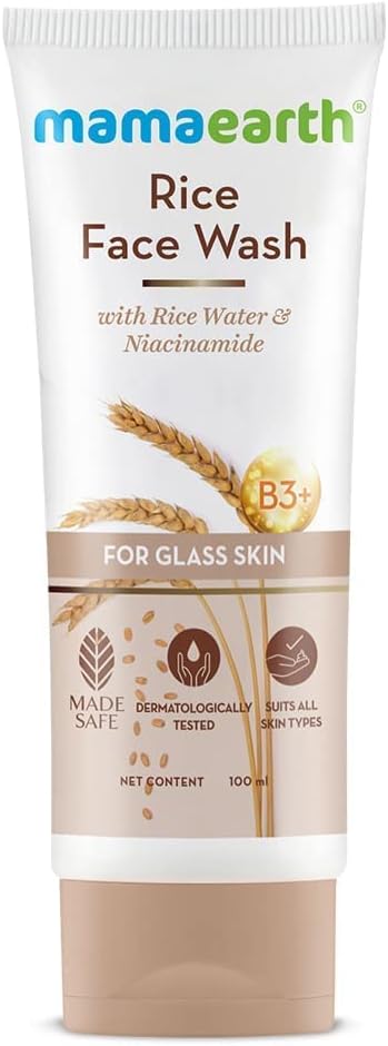 Rice Face Wash With Rice Water & Niacinamide For Glass Skin - 100 Ml