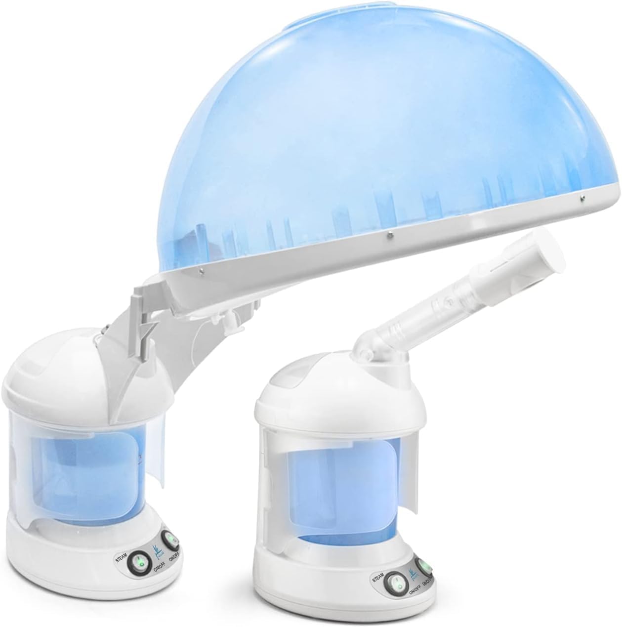 Hooded Hair Steamer And Facial Steamer 2 In 1 Function Personal Care O3 Ozone Aroma Hand Face Steam Hair Steam Beauty Machine Elitzia ETKD2328A