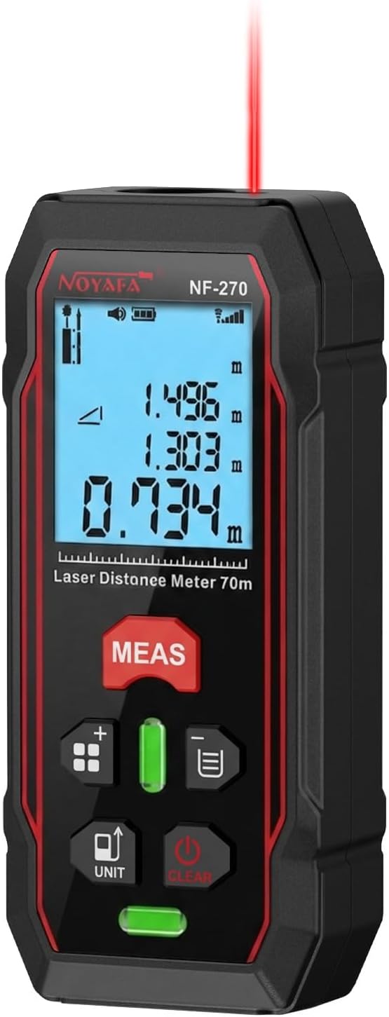NOYAFA 230Ft Laser Measuring Tool, Digital Laser Tape Measure