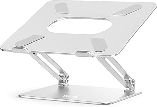 BoYata Laptop Stand, Laptop Holder, Multi-Angle Stand with Heat-Vent, Adjustable Notebook Stand for Laptop up to 17 inches