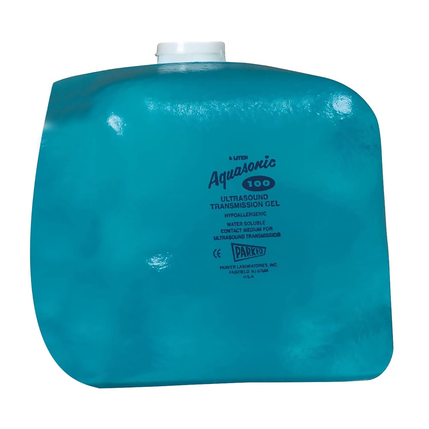 Aquasonic Ultrasound Gel Blue, 5 Liter Jug 01-50, Case of 4