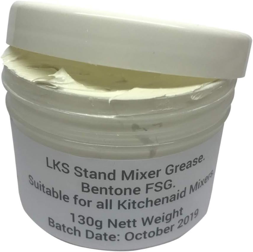 LKS Stand Mixer White Food Grade Gearbox Grease. (FS Bentone) Compatible With Kitchenaid Stand Mixers Approx 130G - 150G Enough For 1 Repair.