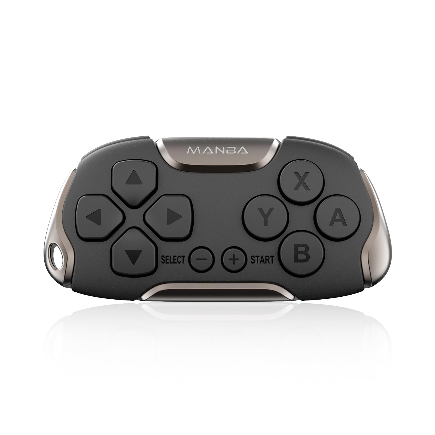 Manba Mini Wireless Controller, Remote for Switch/OLED, Windows,MacOS and Android with Cable and Strap,Designed for Classic Games (Black)