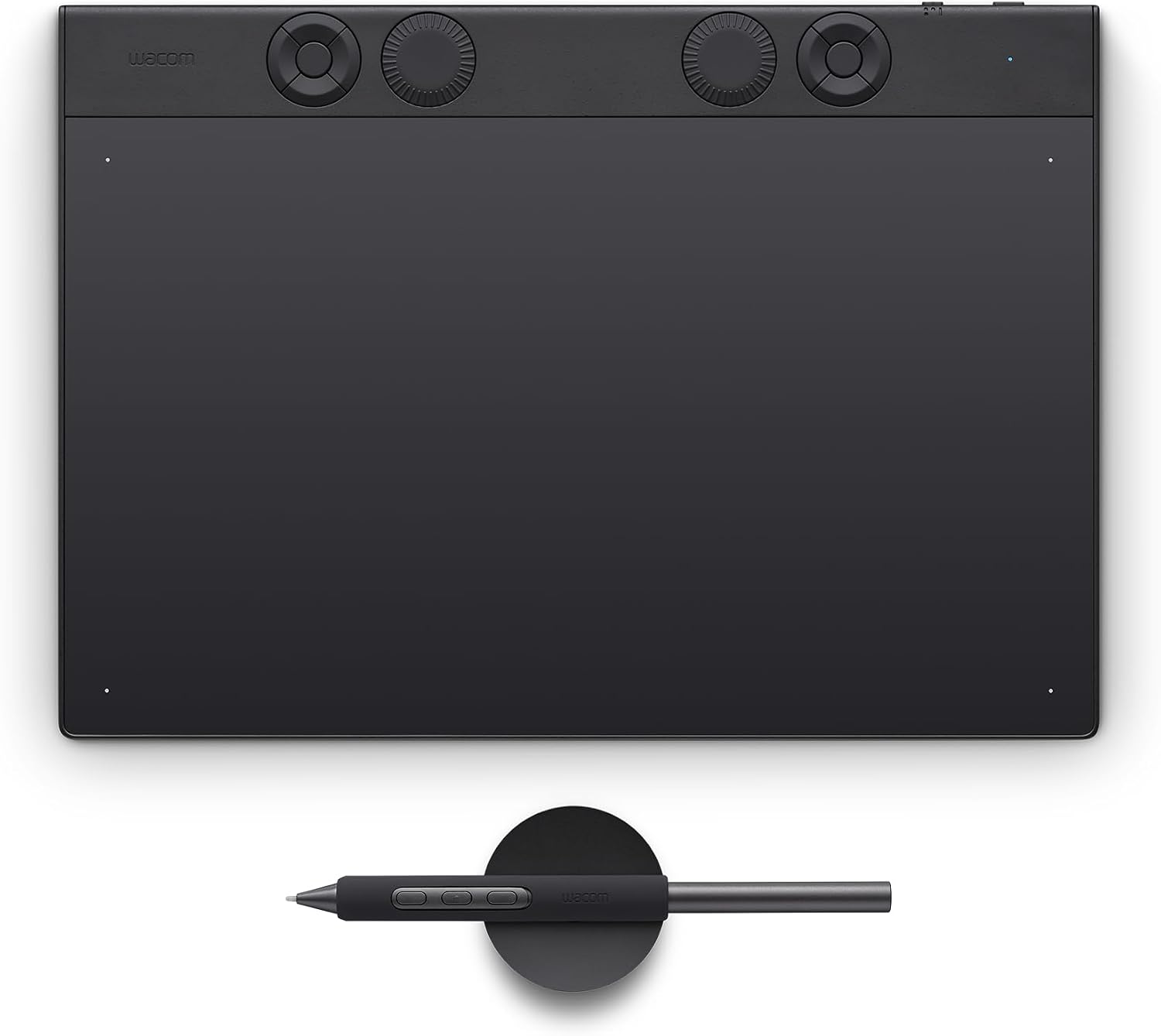 Wacom Intuos Pro Medium, Pen Tablet, incl. Wacom Pro Pen 3 | Drawing Tablet (PC necessary), compact, ultra-slim, pen-on-paper feel for seamless pro workflow, with Japanese technology.
