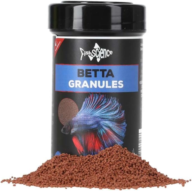FishScience Betta Fish Food Granules 35g 0.8mm Siamese Fighting Fish