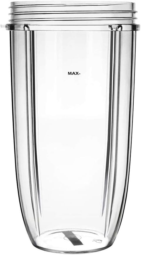 AidShunN Juicer Cups for NutriBullet Replacement Parts 600w 900W 18OZ 24OZ 32OZ Clear Mugs Blender Juicer Mixer-(32OZ)