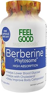 Berberine Phytosome - Physician Formulated - Herbal Supplement to Support Body Composition & Healthy Metabolism - Includes Vitamins C & D - 60 Capsules