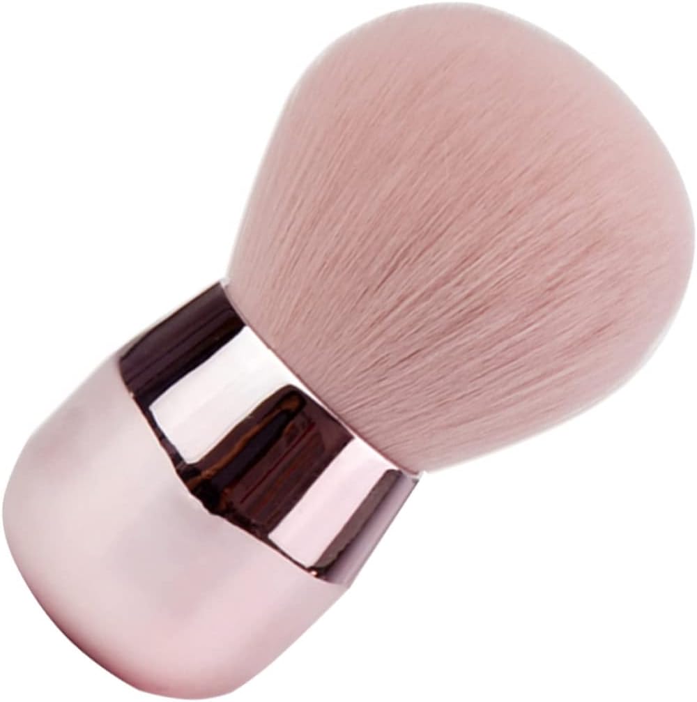 TOVINANNA 1pc Patrick Ta Blush Foundation Makeup Brush Retractable Angled Makeup Brushes Mushroom Shape Face Powder for Women Professional Tool for Home Use Random Style