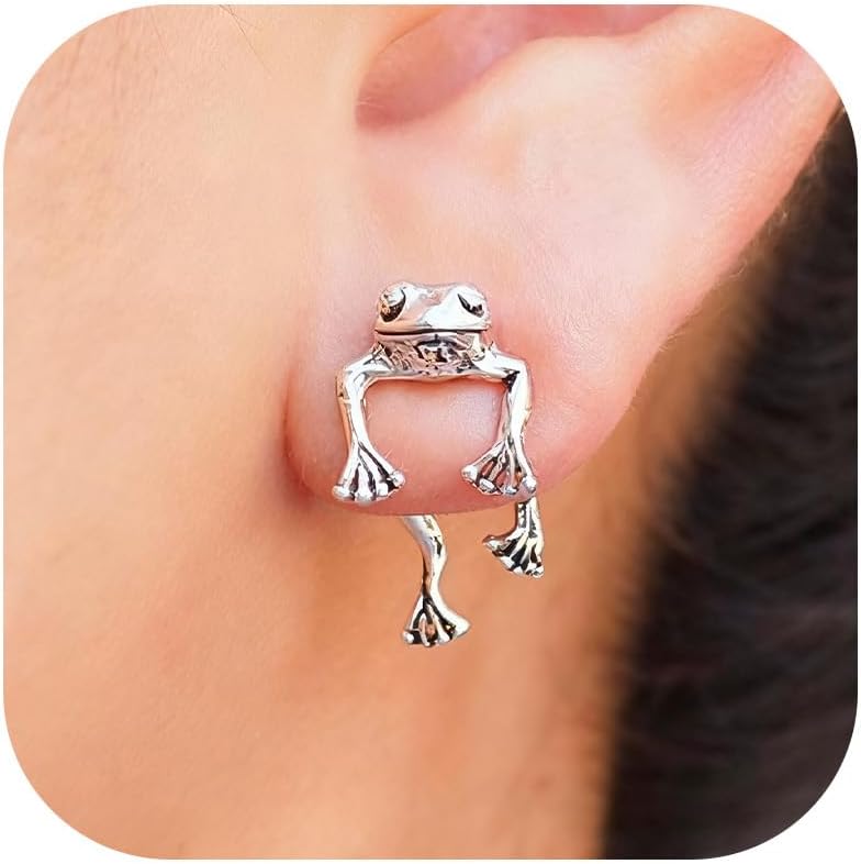 Cute Frog Earrings for Teen Girl Gifts Trendy Stuff Fun Earrings Frog Gifts