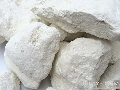 White Edible Clay, White Dirt, Chunks (lump) Natural for Eating (Food), 1 lb (450 g)