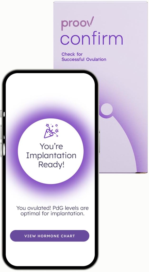 Proov Confirm PdG Implantation Test - Progesterone Scoring System - 1 Kit