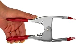 FactorDuty Set of 4-9-Inch Metal Spring Clamp with Red Tip