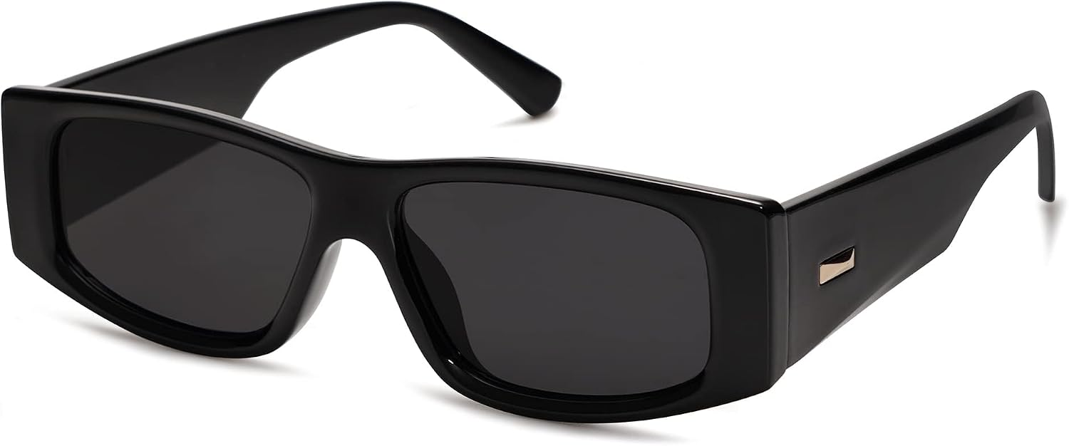 SOJOS Trendy Y2K Rectangle Polarized Sunglasses for Women Men Fashion Designer Rave Sunglasses SJ2228