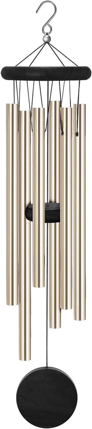 Memorial Wind Chimes Outdoor with 6 Aluminum Alloy Tubes and Hook, Wind Chimes for Home Decor Garden Patio Outdoor