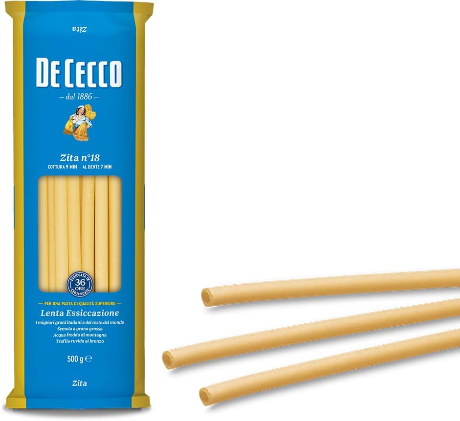 De Cecco Zita n.18 Dry Italian Pasta Boccolotti (500g)