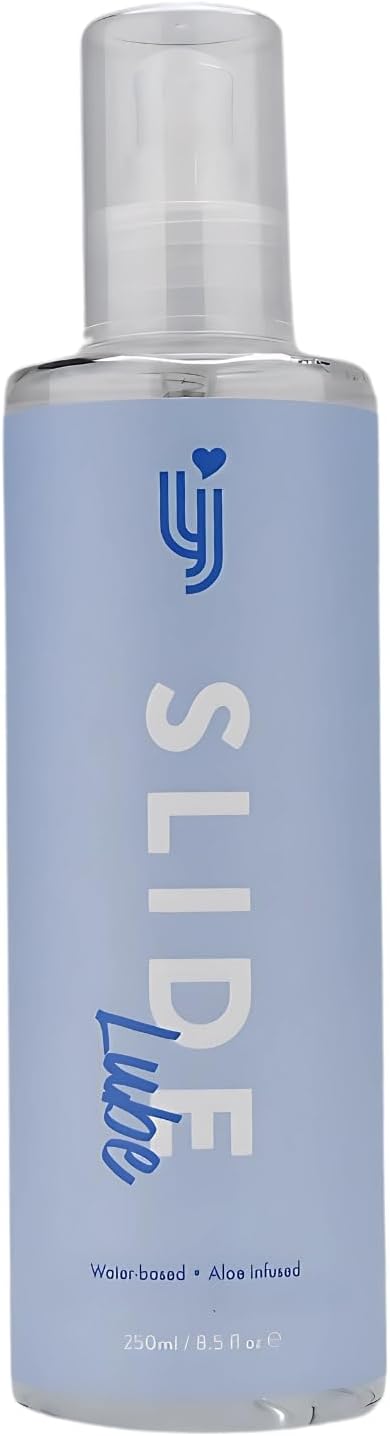 Loving Joy Lube 250ml, Slide Water Based Lubricant, Lubricating Gel, Aloe Infused, Personal Lubricant