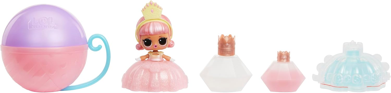 L.O.L. Surprise! Princess Tots - Includes 1 Doll, Blind Packaging, Comes with 2 Colours to Create a Princess Dress, Collect All 8 Dolls