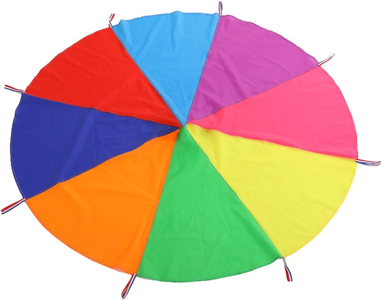 Play Parachute Kids Rainbow Parachute Toy,Outdoor Play Parachute with Handles,Kids Play Parachute Multicolored Play Tent,Outdoor Indoor Play Equipmen Lawn Games Picnic Blanket Mat