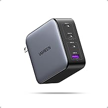 UGREEN 100W USB C Charger, Nexode 4-Port GaN Foldable Compact Fast Wall Charger Power Adapter for MacBook Pro/Air, iPad Pro, iPhone 15 Pro, Galaxy S24 Ultra, Steam Deck, Google Pixelbook