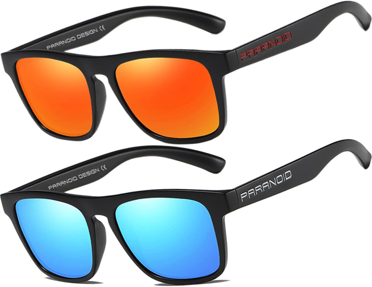 HGDGears UV400 Protection Mens Polarised Sunglasses for Driving Hiking Traveling.