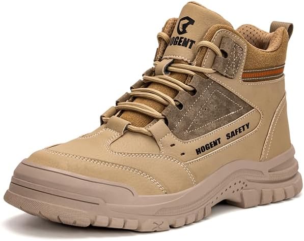 Steel Toe Boots for Men Women Comfortable Lightweight Work Boots for Men Industrial Construction Boot Non Slip Work Shoes