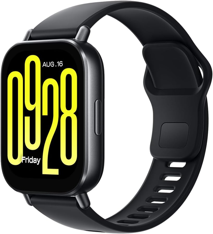 Redmi Watch 5 Active Smartwatch, 2.0 Inch LCD Display, 18 Day Battery, 140+ Sports Modes, Heart Rate and SPO₂ Tracking, 5ATM Waterproof, Bluetooth Calls, Fitness Tracker, Sleep Monitor - Black, black