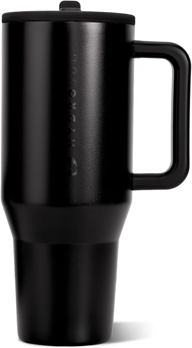 HydroJug Traveler 32oz, Insulated Water Bottle with Handle, Black