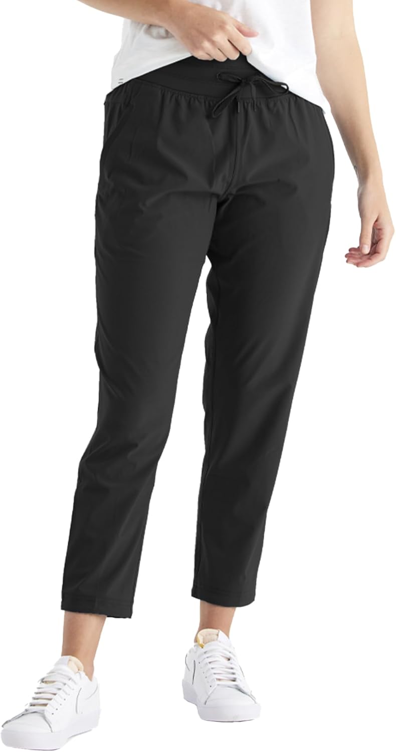 Free Fly Women's Breeze Cropped Pant - Lightweight UPF 50+ Sun Protection Pants - Breathable, Moisture Wicking for Hiking