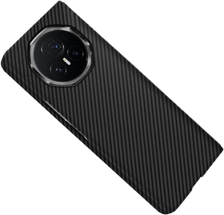 ZORSOME Shockproof Case for Honor Magic V3 W Carbon Fiber, Ultra Slim Protective Cover Skin for Magic V3[Snap-on Case],Black