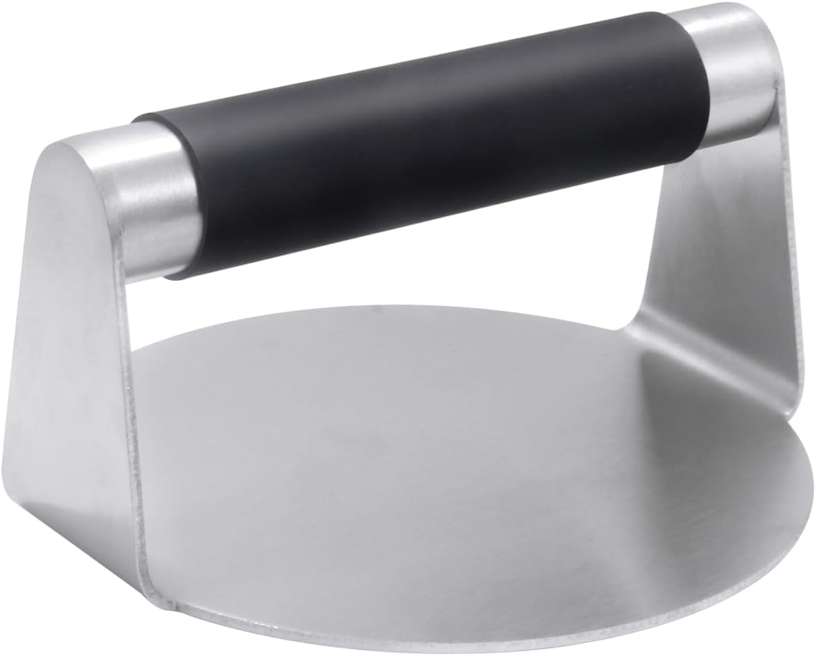 Block Printing Baren for Printmaking Stainless Steel Hand Printing Tools, Comfortable Silicone Handle and Smooth Varnished Bottom Baren, Ideal for Block Printing Linocut Crafting Scrapbooking