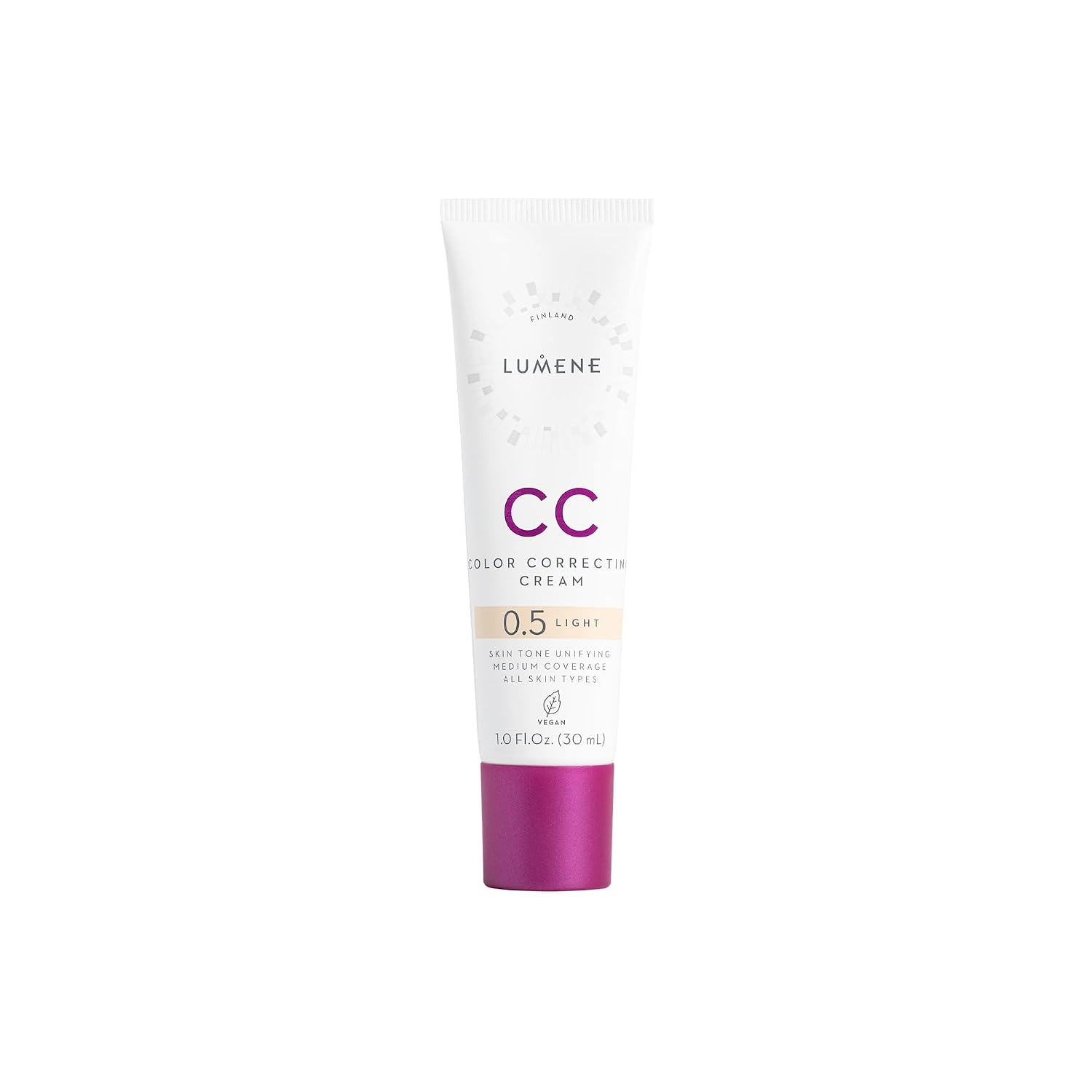 Lumene CC Cream Lightweight Foundation Medium Coverage - Light 1 fl oz