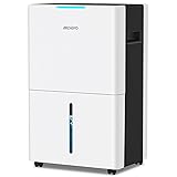 5,000 Sq. Ft Dehumidifier for Basements and Home, Aiusevo 52 Pint Dehumidifiers with Drain Hose Ideal for Large Room, Bedroom, Quietly Removes Moisture, 3 Modes Deshumidificador, Child Lock, 24H Timer