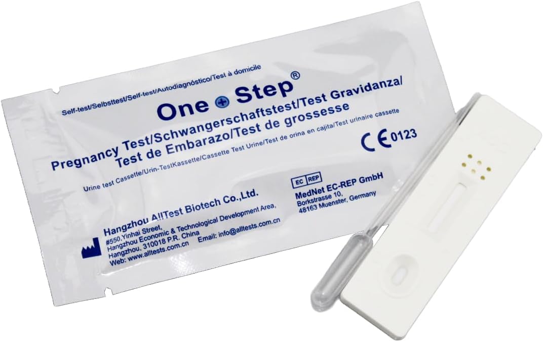 One Step Pregnancy Cassette Tests 25mIU/ml Fast Results 99.9% Accurate 10 Tests