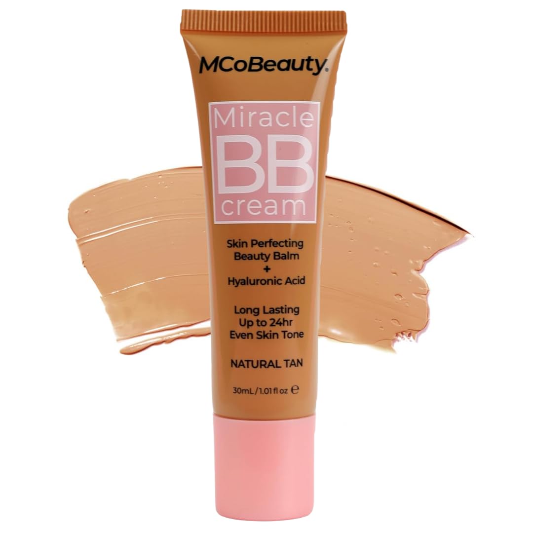 MCoBeauty Miracle BB Cream Skin Tint Foundation & Primer - Natural Tan